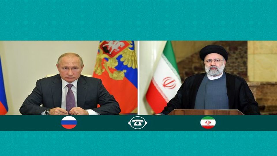 بوتین ورئیسی یبحثان هاتفیا الأجندة الروسیة الإیرانیة والوضع فی سوریا