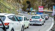 ترافیک سنگین در جاده چالوس و آزادراه تهران - قزوین 