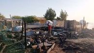 چادران در آتش بی‌اعتنایی سوخت + ویدئو