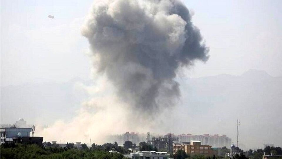 Huge blast reported at mosque near Taliban interior ministry